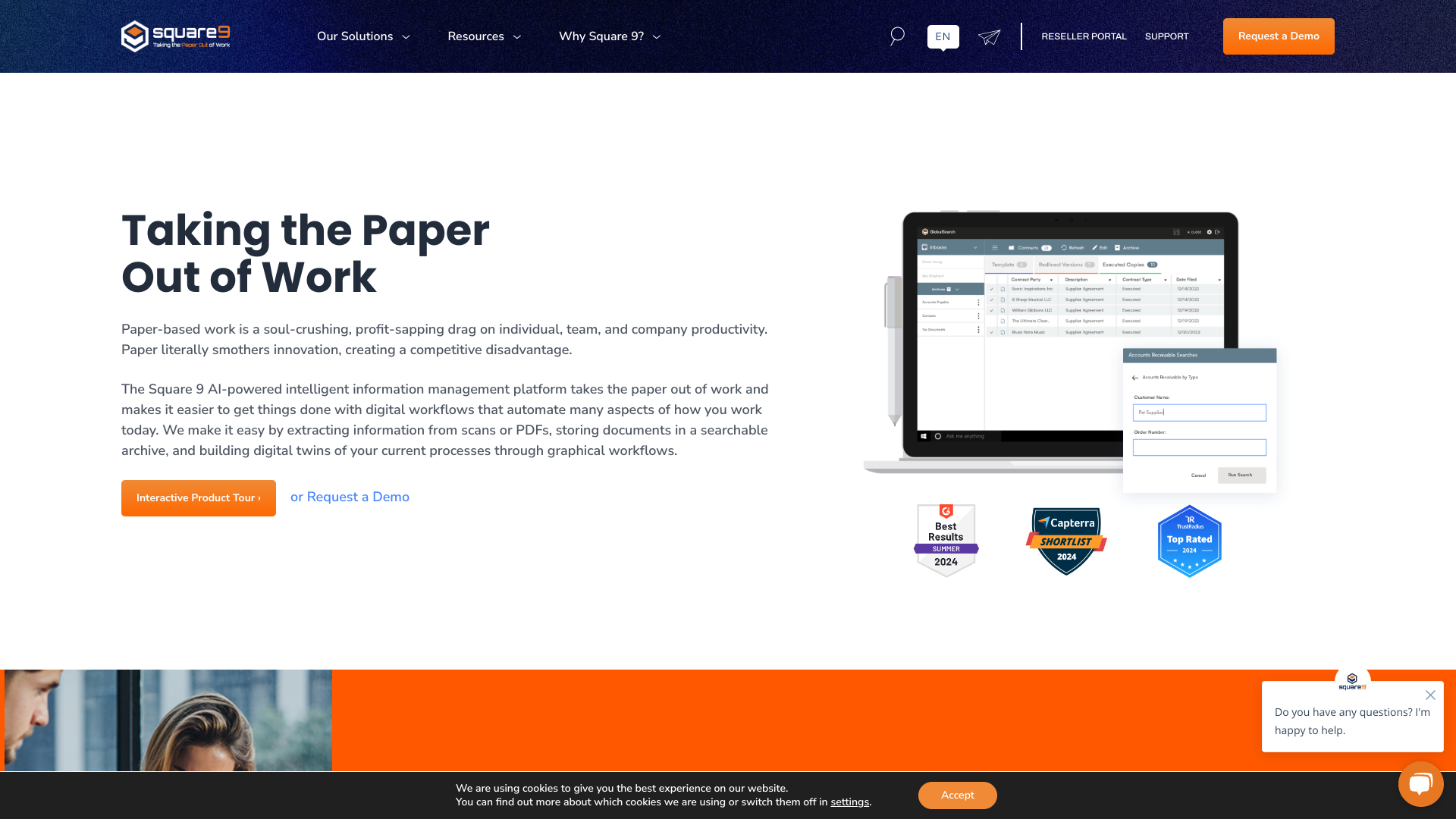Screenshot of Square 9 Softworks