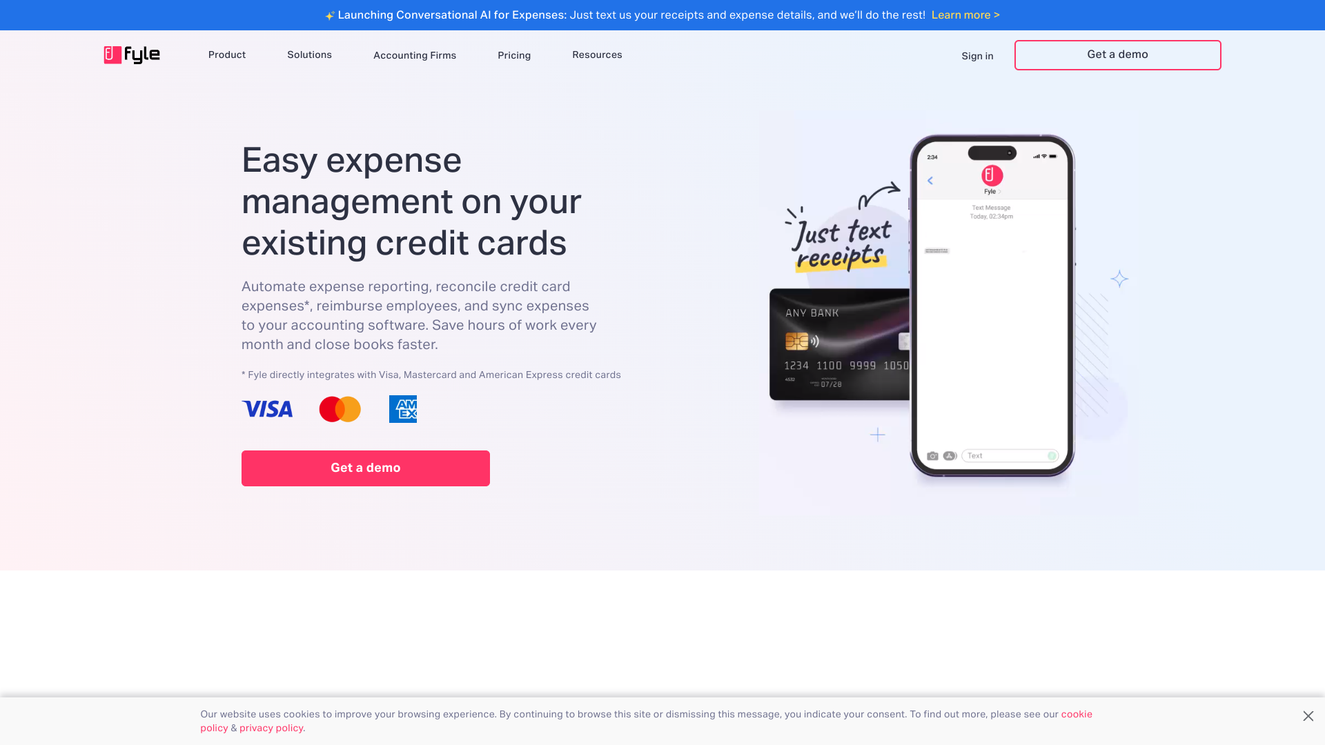 Screenshot of Fyle