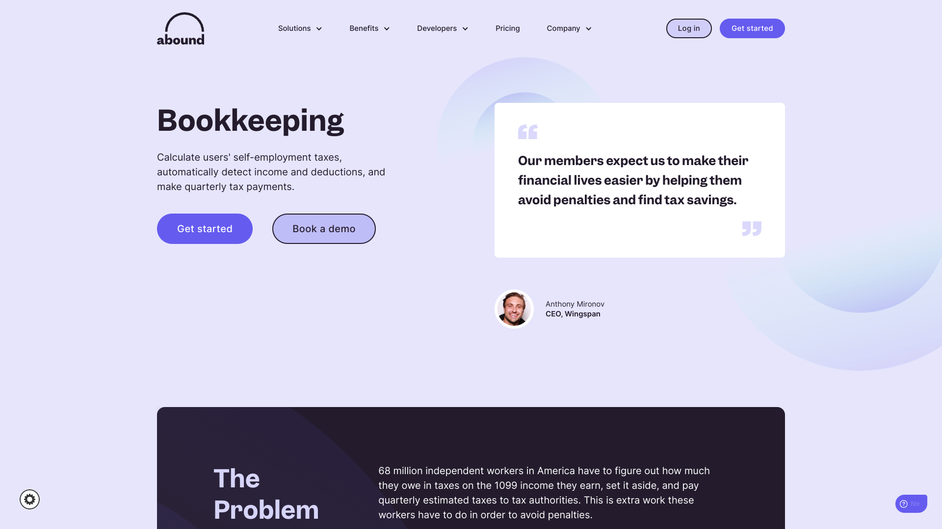 Screenshot of Abound